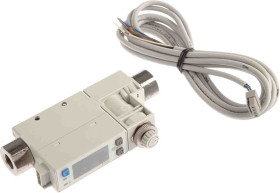 Sterownik przepływu PFM 10 L/min SMC Kompaktowe PnP LED 24 V dc 0.125 in