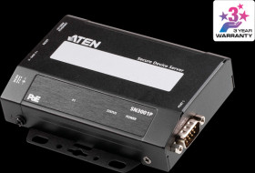 SN3001P Device server, 1x RJ45, 1x RS-232, PoE