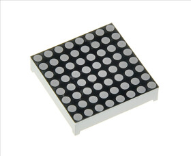 32x32mm 8x8 3mm LED Matrix Module, Green