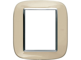 AXOLUTE Ramka 1 pojedyncza owalna 3+3 moduły kość słoniowa HB4826DA LEGRAND