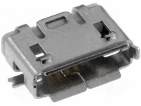 USB-1BGMIKRO Gniazdo USB mikro typu B - do druku SMD, poziome