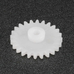 10 pcs Single Sprocket 24T - 2mm Axle - 0.5M - Plastic Gears