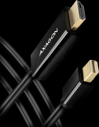 RVDM-HI14C2 Mini DisplayPort 1.2 cable, DP-HDMI, 4K30 Hz, 1.8 m