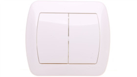 Simon Akord Łącznik Schodowy Podwójny Z Podświetleniem Biały Aw6/2L/11