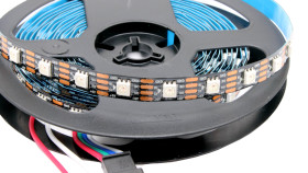 Taśma LED RGB WS2813, 5V, czarna, 60/m, IP30