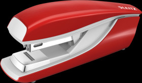 55050025 Stapler, flat, up to 30 sheets, red