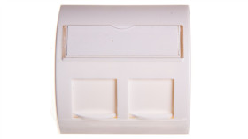 Adapter 45X45mm Kątowy 2Xrj45 X-Ako-02-Pk-B