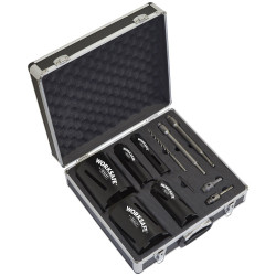 Worksafe WDCKIT5 Diamond 5 Core Kit (38,52,65,117,127mm Cores with Adaptors)
