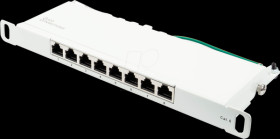 GC-N0125 10" Patchpanel, 8-Port, Kat.6, 0,5 HE