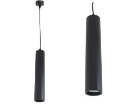 Lampa Wisząca GU10 Czarna 30cm