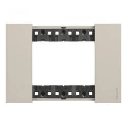 LIVING NOW ramka 3mod. piaskowy beż KA4803KM