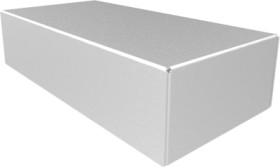 Aluminum enclosure, (L x W x H) 203 x 102 x 51 mm, natural, 1444-10