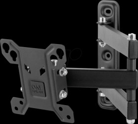 WM2151 TV wall bracket 13 - 27", 180° swivelling, black