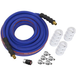 Sealey AHK05 Extra-Heavy-Duty High Flow Air Hose Kit with Couplings 15m x 13mm