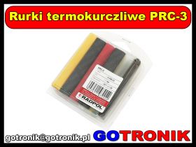 Rurki termokurczliwe komplet PRC-3