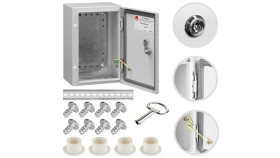 Obudowa Hermetyczna Rozdzielnia Metalowa Z Płytą Montażową 300X200x150 Ip65...