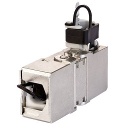 Metz Connect 130863-05-E RJ45 Networks Adapter CAT 7a Silver RJ45 to RJ45