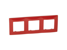 NILOE Ramka 3 potrójna czerwona 665023 LEGRAND