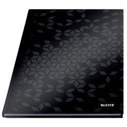 Leitz 46261095 Notebook Squared Black 80 Sheets A4 Notebooks Paper Pads Labels