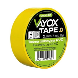 Taśma izolacyjna PVC 19mm x 10yd żółta VA0326 Vayox