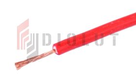 Przewód silikonowy Li2G-0,5mm2 10A R (czerwony)