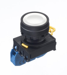 Kompletny układ przycisku SPST średnica wycięcia 22mm, montaż panelowy Idec