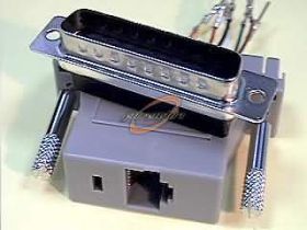 KOMP. ADAPTOR DB25-RJ45