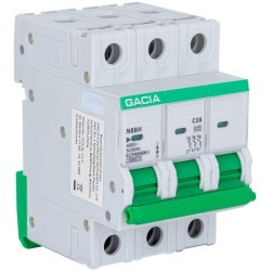 Wyłącznik nadprądowy GACIA N8BH 10KA C 3P 40A