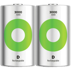 GP RCK300D143C2 ReCyko D Battery Rechargeable NiMH 3000mAh 2pk