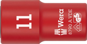 Klucz nasadowy 8790 A VDE Zyklop, izolowany, 1/4, 11 x 41 mm, WERA 05005937001