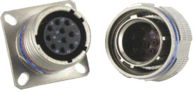 Złącze 22-pinowe Żeński Amphenol Socapex Męski MIL-DTL-38999 rozmiar 13