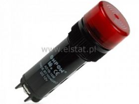 Sygnalizator AD16-16M 12V; LED czerwony; ciągły