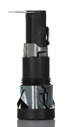 Oprawa bezpiecznikowa montowana w tablicach Montaż panelowy rozmiar: 6.3 x 32mm 20A 250V ac Szybkozłącze, końcówka