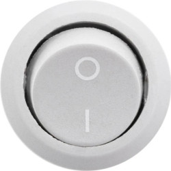 Włącznik przełącznik meblowy kołyskowy ON/OFF szary