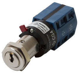 Wyłącznik kluczykowy, DP-CO, 10 A 2-Way, -5 → +55°C