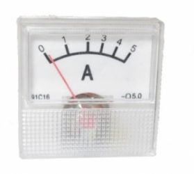 Amperomierz analogowy: 5A (mały)