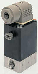 Zawór elektromagnetyczny 110 V AC Burkert 3-drogowy G żeńskie 1/4 cala 1/4cal NO/NC