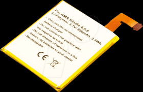 890 mAh, Li-Pol for AMAZON Kindle 4