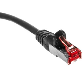 Kabel krosowy patchcord S/FTP (PiMF) kat.6 LSZH czarny 2m 68696