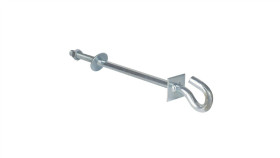 Śruba Hakowa Do Wieszania Uchwytów Odciągowych 12/400Mm Extralink