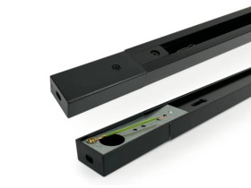 Szynoprzewód LED 1-Fazowy 1,5m Czarny Listwa do Oświetlenia Szynowego HQ