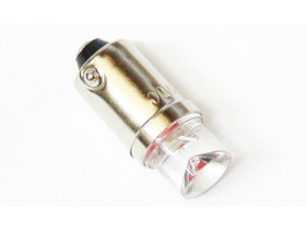 Żarówka LED T4W BA9S BA9S-1R flux 12V czerwona