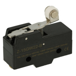Krańcówka Z15GW22B 15A 250V dźwignia 26mm+rolka
