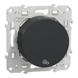 Złącze Ethernet Gniazdo Złącze RJ45 Montaż wpuszczany Schneider Electric, proste