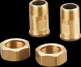 Installation adapter, G 1, R 3/4 for flow sensors SV7x5x, E40442