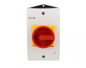 Rozłącznik 40A 3P 1Z+1R w obudowie IP65 czarna rączka z blokadą P1-40/I2/SVB/HI11 199910