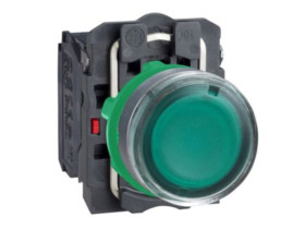 HARMONY XB5 Przycisk płaski zielony LED 230-240V XB5AW33M5 SCHNEIDER ELECTRIC