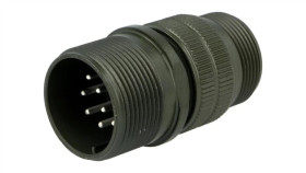 Złącze Okrągłe Rozmiar 18 Ms/Ds Stop Aluminium Ds3101a 18-1P