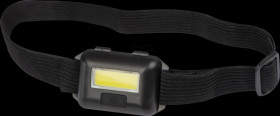 LED headlamp, 70 lm, black, 3x AAA (Micro)