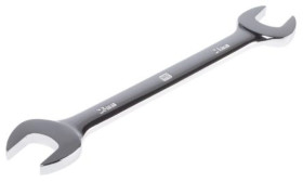 Klucz otwarty dwustronny, roz. 21 x 23 mm, dł. 225 mm, materiał: Stal chromowo-wanadowa, RS PRO